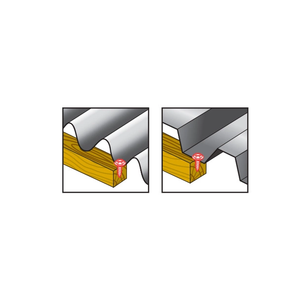Etanco Stoginiai savisriegiai 4,8×28mm TORX skarda/medis