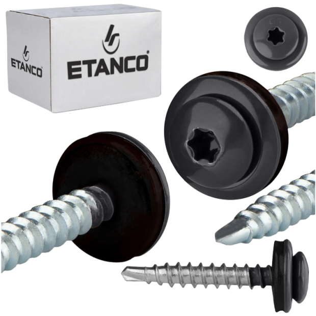 Etanco Stoginiai savisriegiai 4,8×28mm TORX skarda/medis