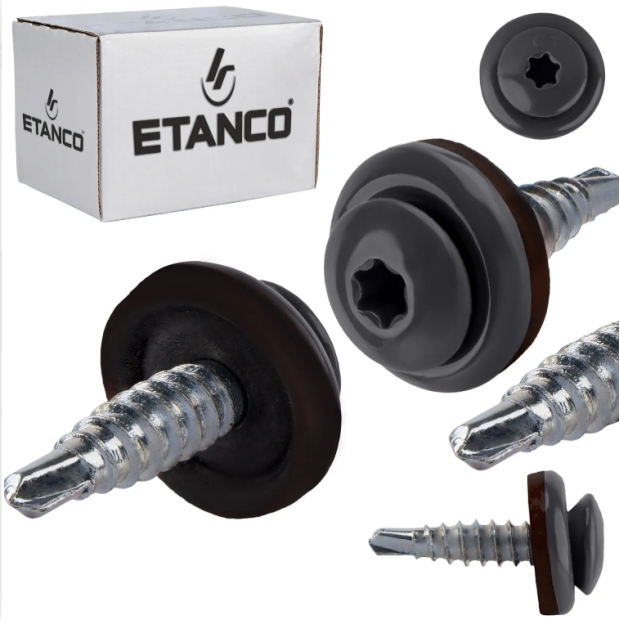 Etanco Stoginiai savisriegiai 4,8×20mm TORX skarda/skarda
