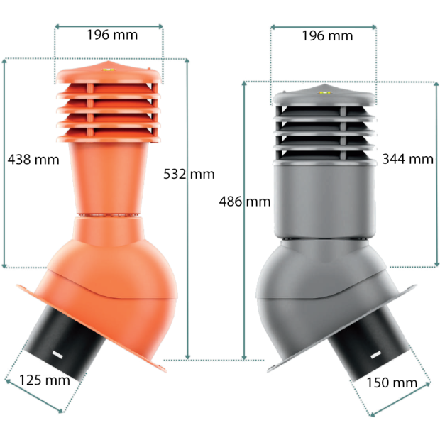 Ventiliacinis kaminėlis SMARTLINE - PN