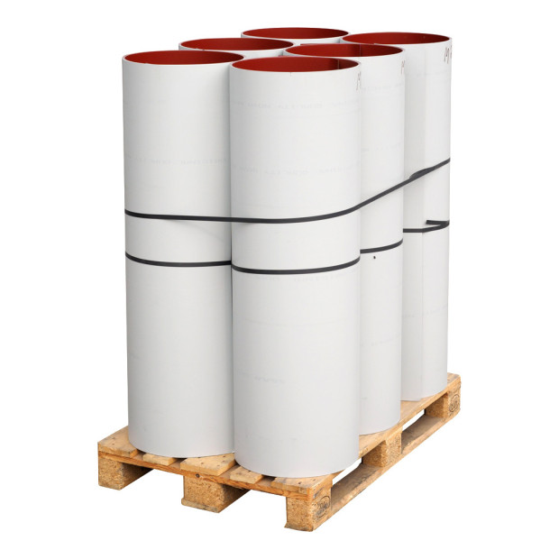 Lygi skarda 0.5mm ALUMINIUM STUCCO su plėvele