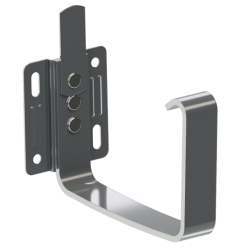 KROP Kvadratinio latako plastikinis laikiklis