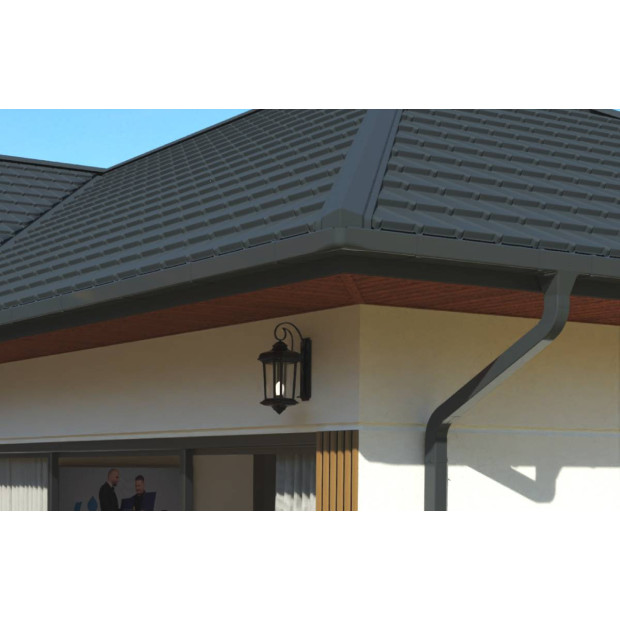 KROP Kvadratinio latako universalus kampas 90°