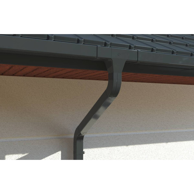 KROP Kvadratinio lietvamzdžio alkūnė 60°