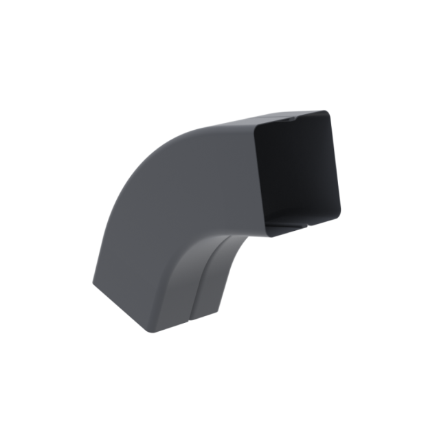 KROP Kvadratinio lietvamzdžio alkūnė 60°