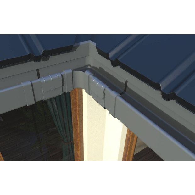 KROP Lietvamzdžio laikiklio tvirtinimas prie skardos