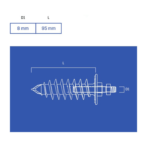Įvaras lietvamzdžio laikikliui į EPS
