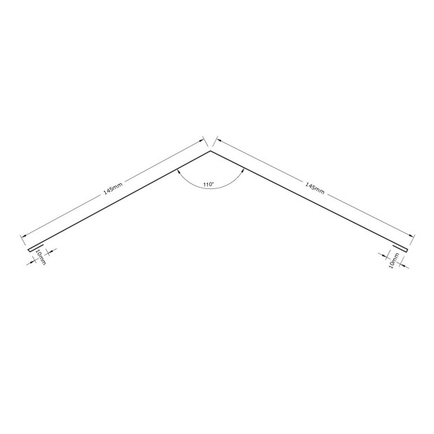 Kraigas tiesus 145x145x2500mm