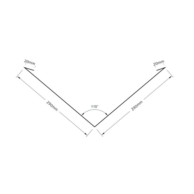 Sąlaja apatinė 290x290x2500mm