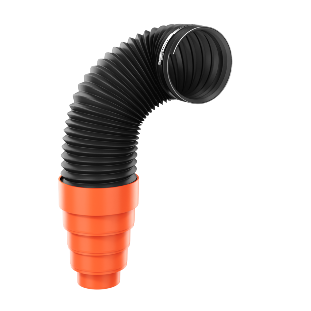 Kronoflex lankstus pajungimo vamzdis su redukcija