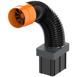 Kronoflex lankstus pajungimo vamzdis į vedinimo bloką