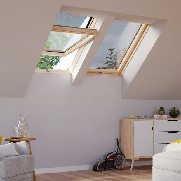 Stogo langas Rooflite+ SOLID PINE
