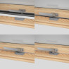 Stogo langas Rooflite+ SOLID PINE